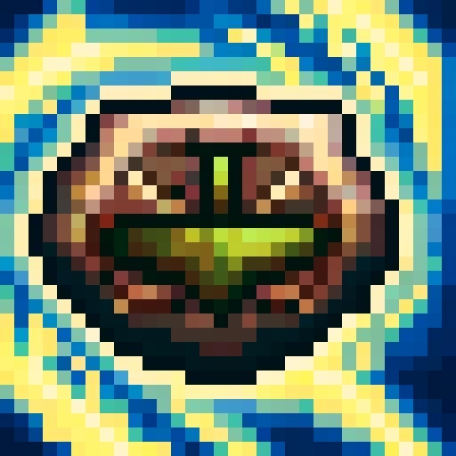 skibidi toilet, pixelated, vibrant colors, detailed textures, whimsical design, playful expression, intricate patterns, exaggerated features, high contrast, dynamic lighting, stylized shading, cartoonish elements