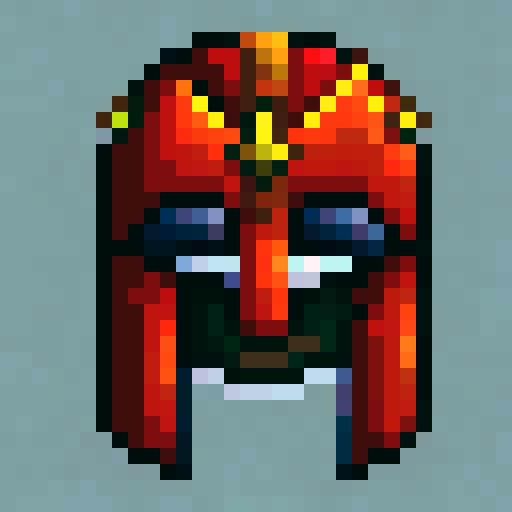 fiery volcanic mage crown