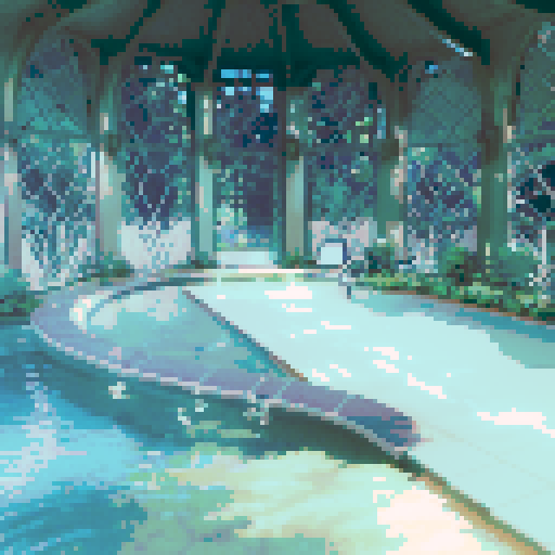 Swimming pool, large area