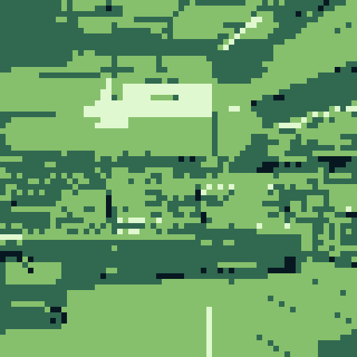 1990s American Supermarket Interior, Game Boy Color-style detailed pixel art, background