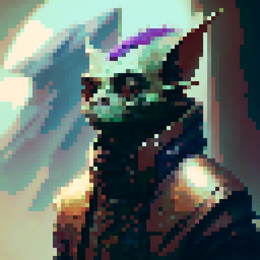 bold, fierce, yet slightly adorable goblin