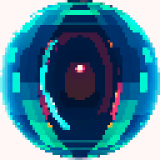 force field shaped like an orb nothing inside empty