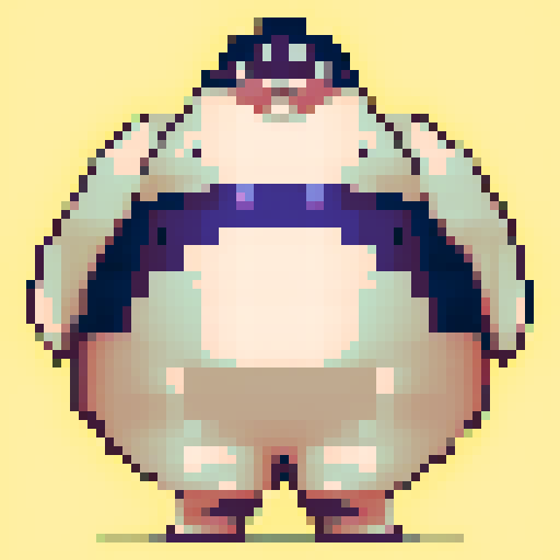 chubby cartoon in underwear