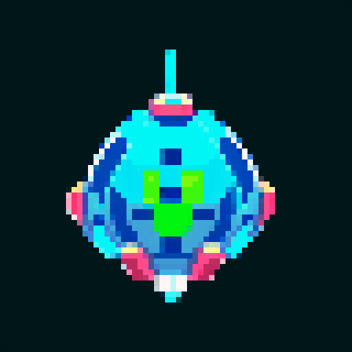a transparent pure 2d sprite for a space game. It needs to look like the top view of a futuristic spaceship all by itself with the background transparent ,style of the 90s. The spaceship should not have any shadows.