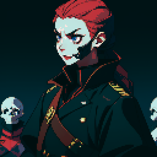 Evil army, black uniforms, evil soldiers, skull masks