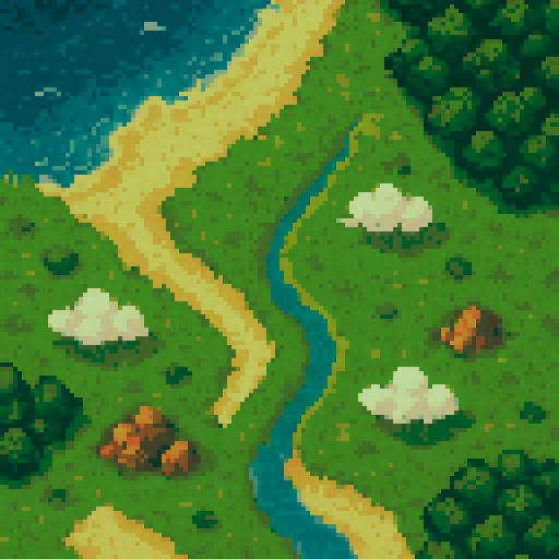 vertical shmup background, top down