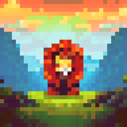 A lion with a sad face