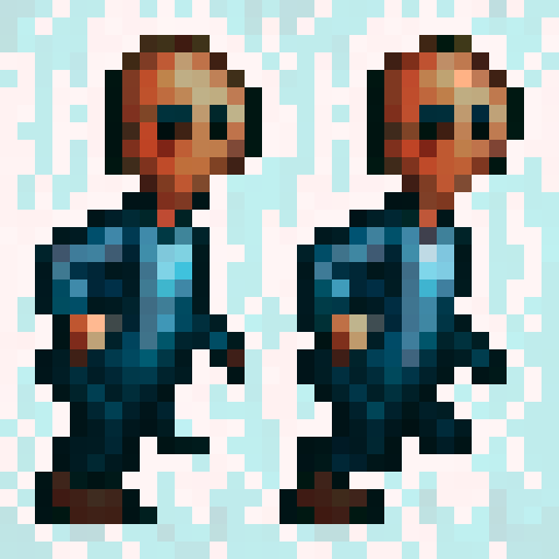 standing, running, and jumping platformer character sprites in a close-up, skill art style, with vibrant colors and detailed facial features, captured in a game icon format, showcasing their energetic movements and expressive emotions, all rendered in high-quality 32x32 pixel art with precise shading and sRGB color accuracy