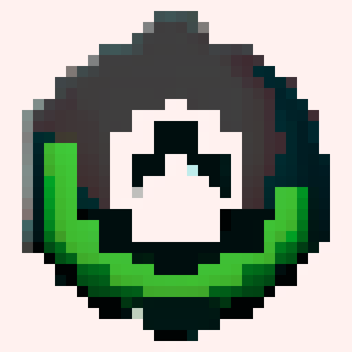 pixel art 2d rock with black outline