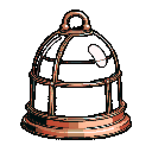 I want a rounded transparent glass half-dome with copper trim and copper rivets around the bottom edge. I want this object usable an asset in a videogame, meaning only one object per image, outlined with a strong black stroke.