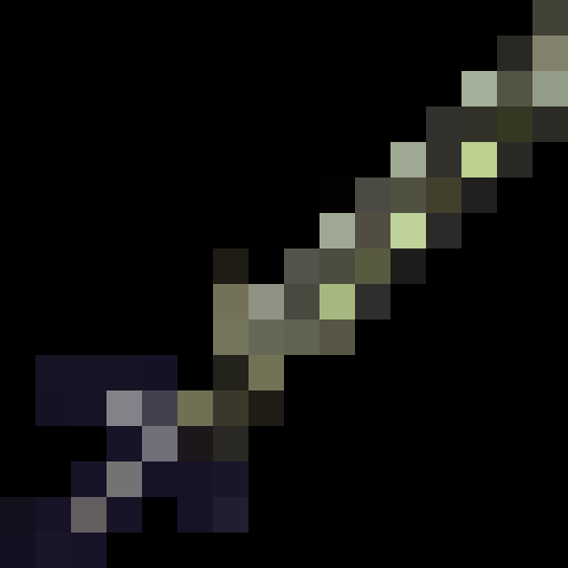 fire sword, pixel art, close up, 16x16, game icon, vibrant colors, glowing flames, intricate details, sharp edges, menacing presence, swirling smoke, flickering embers, intense heat