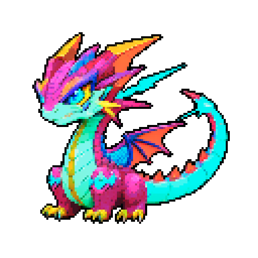 A fierce dragon with electric blue scales and crackling energy surrounding its body. It has sharp, piercing eyes and a menacing expression, with lightning bolts dancing around its wings and claws. No background.
