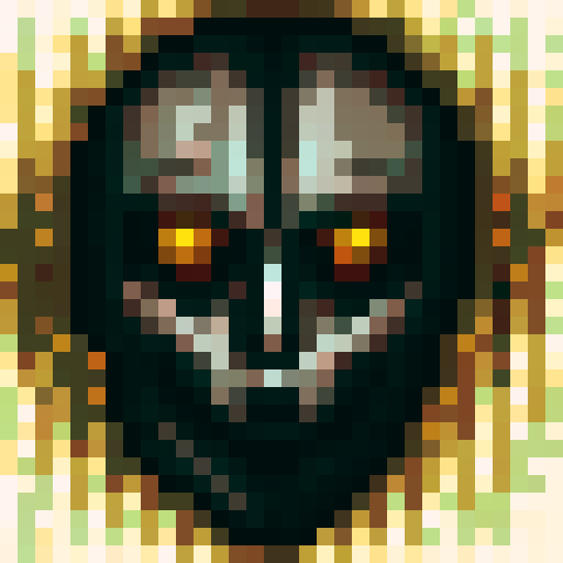 violent post-human AI robot misanthrope with blood on his face and weapons