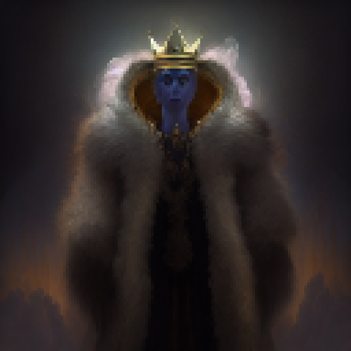 King, crown, overtowering everyone else