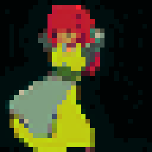 Make a back view of this character.