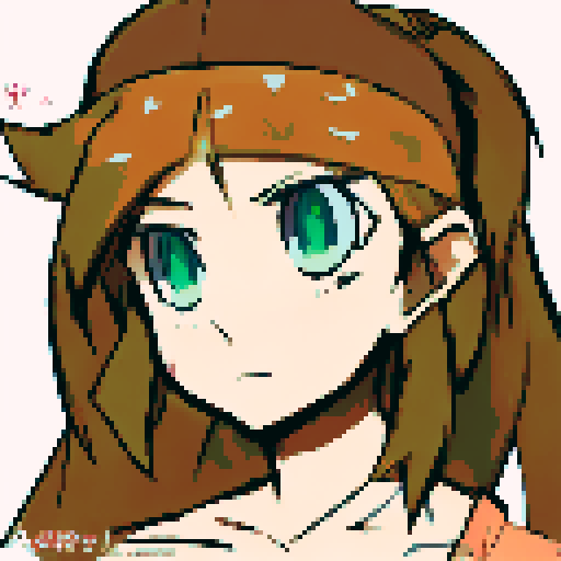 anime, cartoon, vivid colors