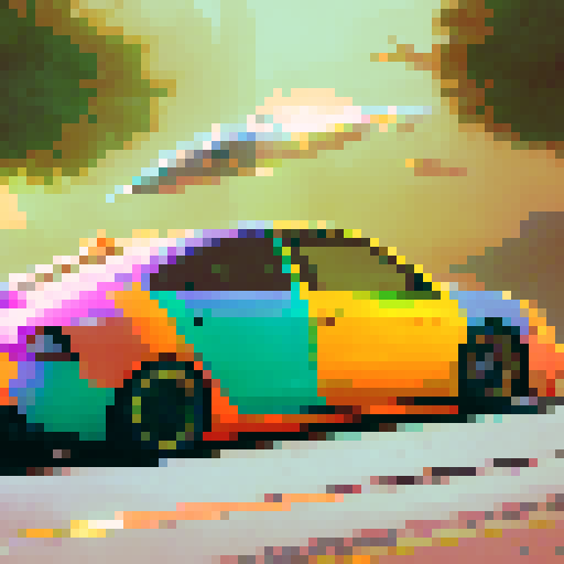 neon ride, bit image
