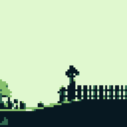 Graveyard foreground