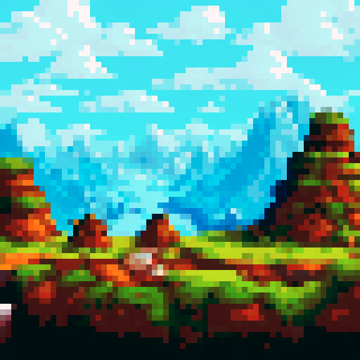 A world full of goblin huts with pointy roofs, and the goblins are grey and have stick weapons. they are smoking on strange long pipes, and mountains are in the background. 