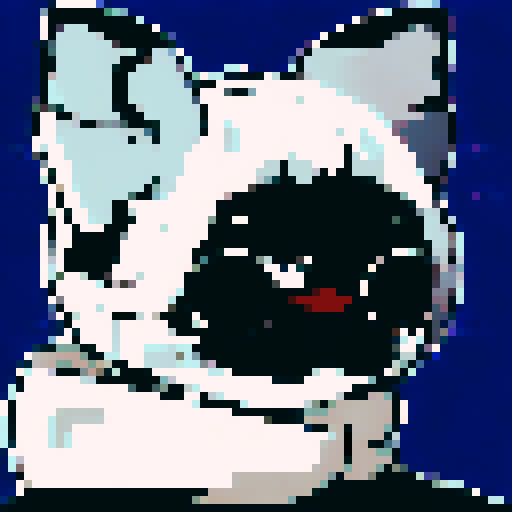 Siamese cats, Japanese features, character portrait, close up, anime style, pixel art