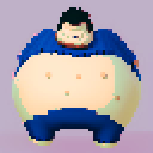 chubby cartoon in underwear