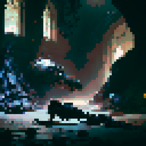 dead character, lying in a dungeon, adorned in weathered armor, surrounded by ancient bones, set in a dark and eerie fantasy RPG style