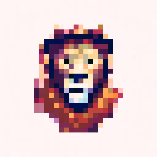 Summon Lion Spell Icon, 32x32 pixel art, sRGB, skill art, close up, portrait