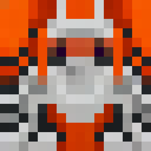 pixelated fire emoji, vibrant red and orange hues, flickering flames, intricate details, 16x16 game icon, close-up view, intense heat, expressive facial features, glowing embers, mesmerizing movement, dynamic pixel art, fiery intensity, portrait-like composition, immersive gaming experience