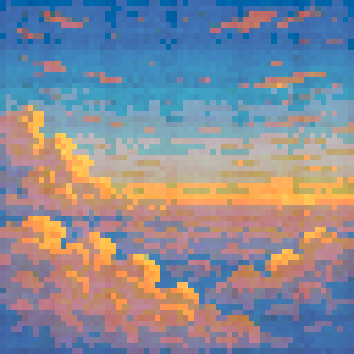 above the clouds pixel

