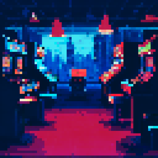 make a logo for an arcade, I want it to be an arcade machine