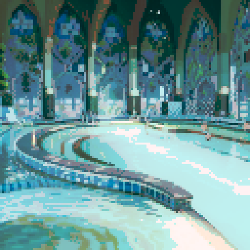 Swimming pool, large area