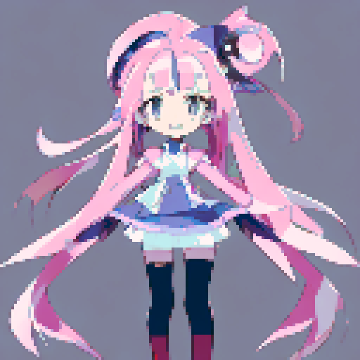 Neptune Hyperdimension Neptunia, pink-haired girl with short length hair, wearing a white jersey parker shirt, anime style