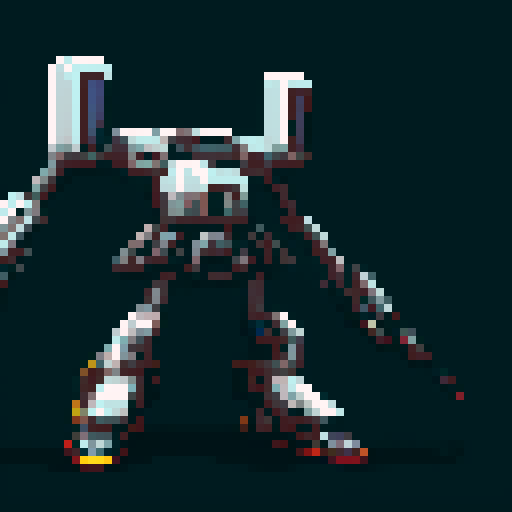 Top down space mech