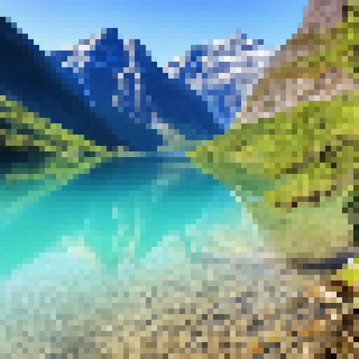 Majestic fjord surrounded by towering, snow-capped mountains reflected in pristine, crystal-clear waters, captured in a stunning landscape portrait.