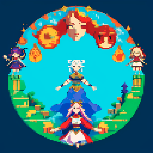 Four goddesses create the world.