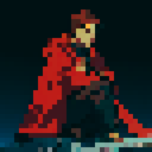boy in red cloak