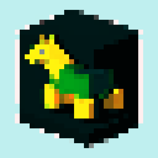 horse drawn carriage, black outlines, orthogonal camera, top-down view, simple pixel art, plain background, square platform