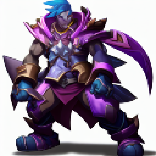 jax from league of legends, custom skin