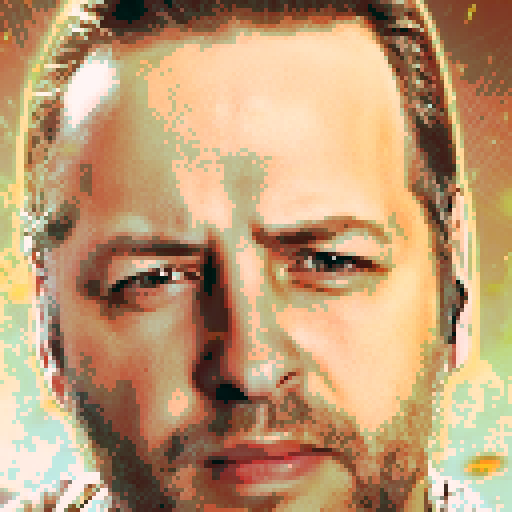 priest super hero with demon red eyes