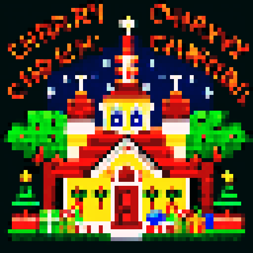 Christmas celebration in the Philippines - church at dawn