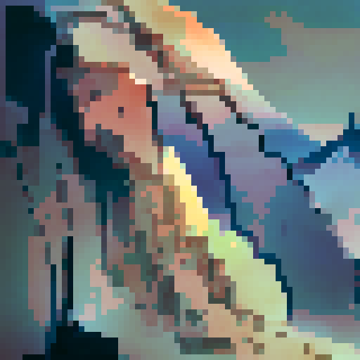 Majestic snow-capped peaks rise above a tranquil Chinese landscape, dotted with pagodas and cherry blossoms, all in the style of a stunning landscape portrait.