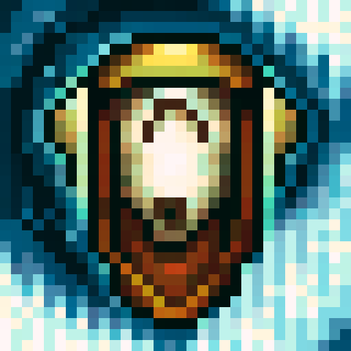 Icon of coffee mug made of html brackets