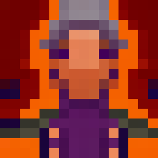 Syl, the spren from Stormlight Archive, depicted in a full body portrait using vibrant colors and pixel art style with a close-up shot similar to a game icon at 16x16 resolution.