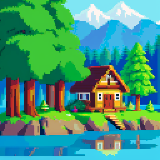 pacific northwest woods and lakeside wilderness