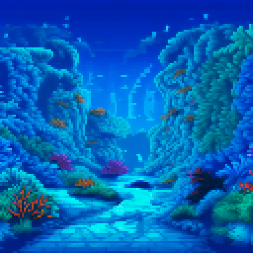 sealife museum inside perspective looking at the aquarium, cute for girls