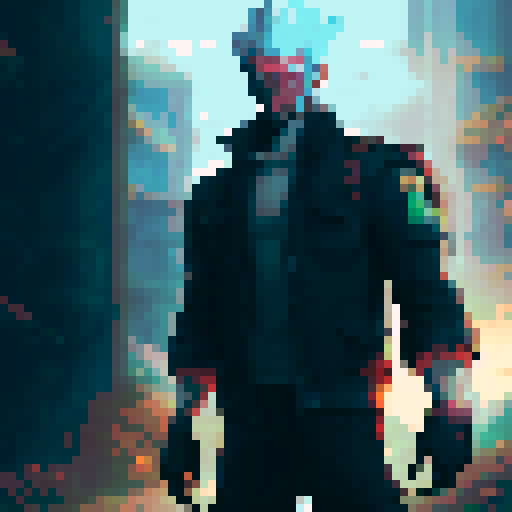 Turn it into a pixel version like the characters in an old pokemon game like pokemon emerald