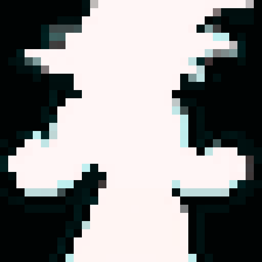 Take the given silhouette and color it with brown hair, beige skin and an outfit similar to Goku from Dragon Ball.