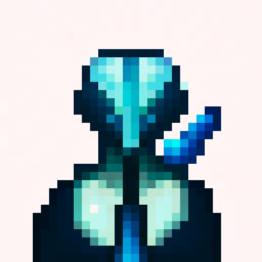 face, game icon, 32x32 pixel art, sRGB, skill art, close up, portrait, vibrant colors, dynamic shading, exaggerated features, intense expression, glowing eyes, detailed hair, intricate tattoos, dramatic lighting, futuristic elements, metallic accents, intricate armor details, stylized backgrounds, high contrast, bold strokes