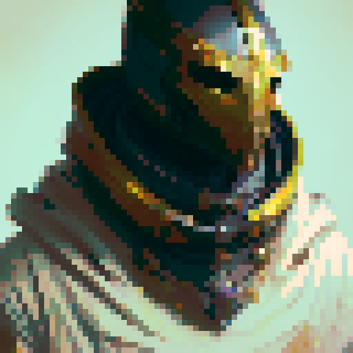 Knight in full golden armor for an rpg.