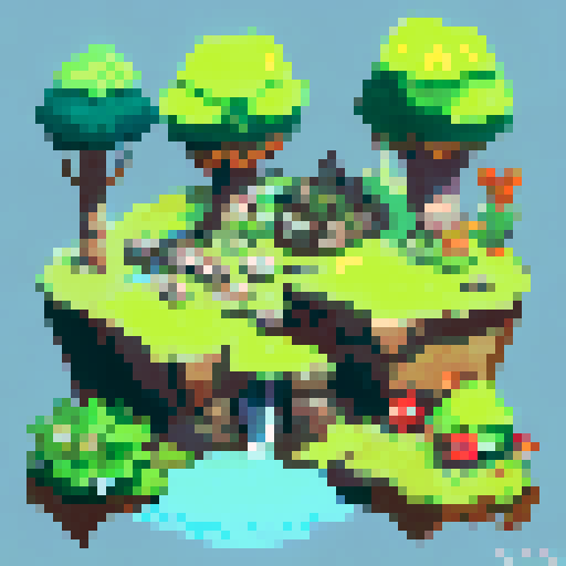 a flat grass landscape with a blue sky and clouds very simple
